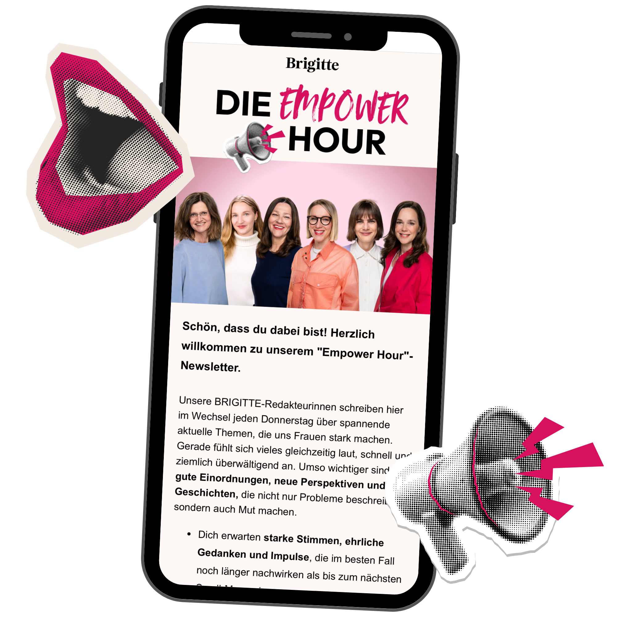 Darstellung einer Empower Hour Ausgabe